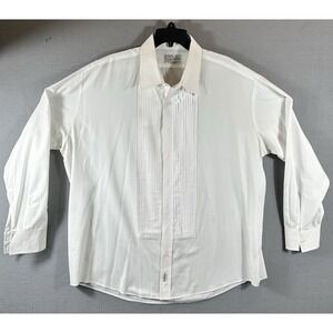 After Six Formal 2XL Shirt 18 - 18 1/2 Neck White‎ Longsleeve
